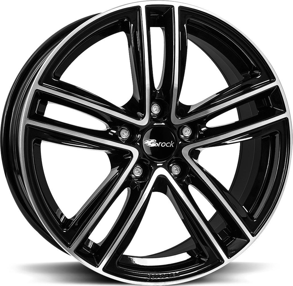 BROCK RC27 BLACK FULL POL 8x18 5/112 ET44 CB57.1