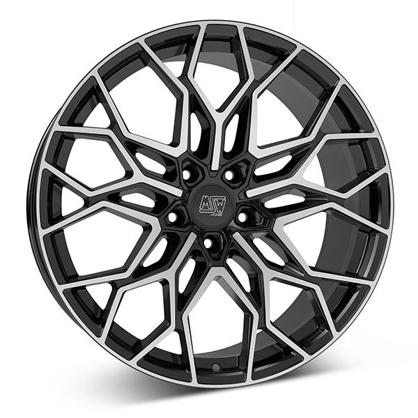 MSW 51 G.BLK/POL | 10,5X22 5-112 E18 C66,56 60 10.5x22 5/112 ET18 CB66.6