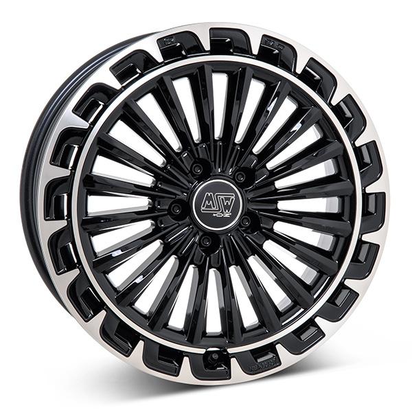 MSW 32 G.BLK/POL | 8,5X20 5-114,3 E53,5 C67,10 60 8.5x20 5/114.3 ET53.5 CB67.1