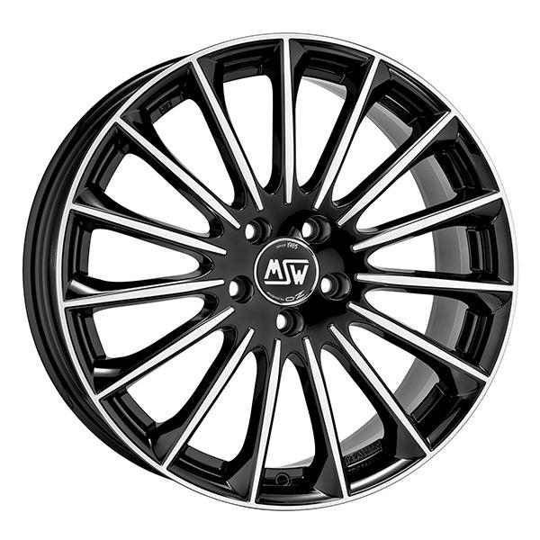 MSW 30 G.BLK F.POL | 8,5X19 5-112 E43 C73,1 60 8.5x19 5/112 ET43 CB73.1