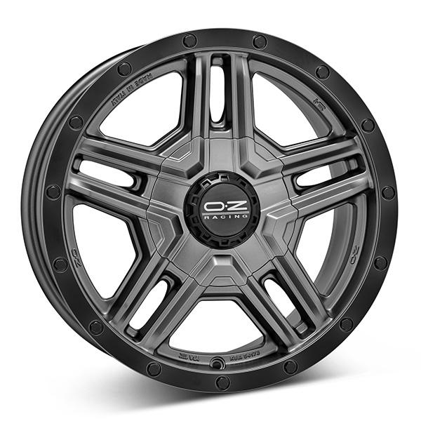 OZ RALLY ADVENTURE M.GRA/BLK LIP | 8X17 6-130 E45 C84,06 R14 8x17 6/130 ET45 CB84.1