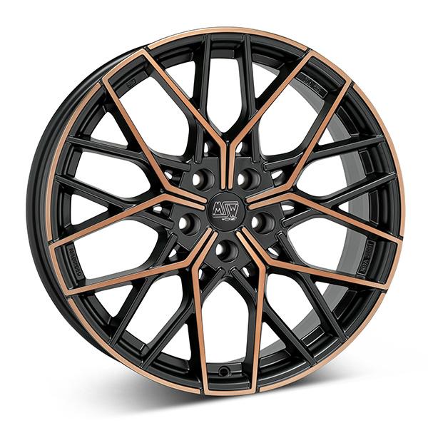 MSW 74 M.BLK/COPPER POL | 8X18 5-112 E35 C73,10 60 8x18 5/112 ET35 CB73.1