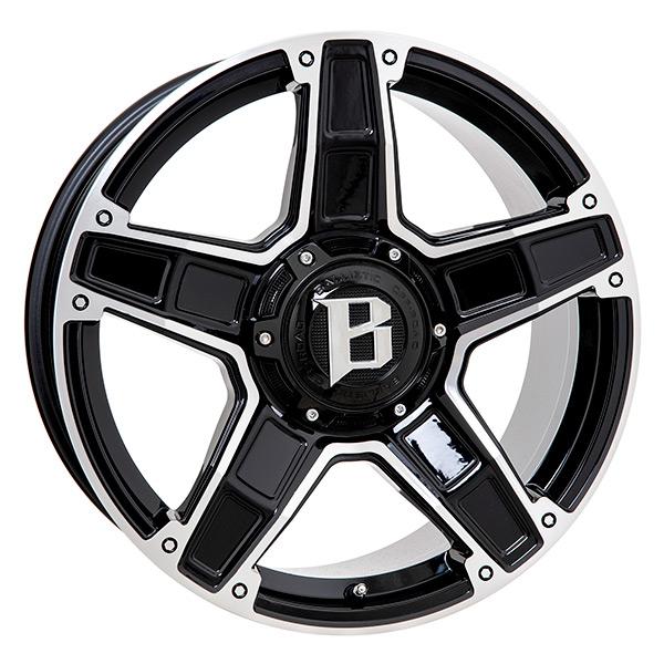 BALLISTIC DAKOTA BLK/POL | 9X22 5-120 E45 C65,1 R14 9x22 5/120 ET45 CB65.1