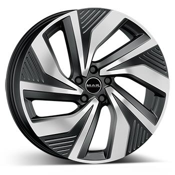 MAK ELECTRA BLK/POL 8x19 5/114.3 ET40 CB64.1