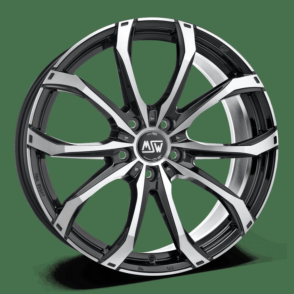 MSW 48 BLK/POL | 11,5X21 5-130 E58 C71,5 R14 11.5x21 5/130 ET58 CB71.5