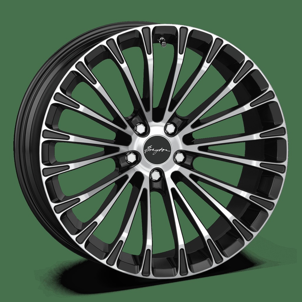 BREYTON LS2 M.BLK /POL | 9,5X19 5-120 E46 C72,5 60 9.5x19 5/120 ET46 CB72.5