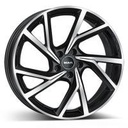 MAK KASSEL BLK/POL 8x19 5/112 ET43 CB57.1