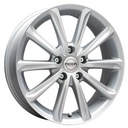 MEGA WHEELS VIRGO SILVER 6.5x16 4/100 ET49 CB54.1