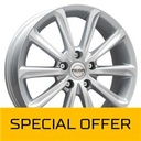 MEGA WHEELS VIRGO SILVER 5.5x14 4/100 ET42 CB73.2
