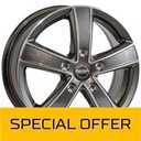 MEGA WHEELS HERCULES 5 ANTHRACITE GREY FRONT POLISHED 6.5x15 5/118 ET61 CB71.1