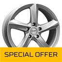 MEGA WHEELS TIGERA SILVER SILVER 7.5x17 5/108 ET47 CB63.3