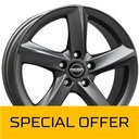 MEGA WHEELS TIGERA DARK MAT ANTHRACITE GREY 8x18 5/112 ET35 CB66.5