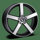 ETA BETA EROS M.BLK/POL | 6,5X16 5-105 E39 C56,60 60 6.5x16 5/105 ET39 CB56.6